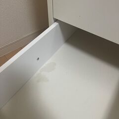 IKEA デスク　テーブル　引き出し　 ADILS オディリス　の画像