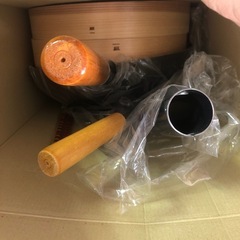 NO：3905木柄北京鍋26cmザーレン・せいろセット＆お玉、箸付き‼️未使用超お買い得品❣️の画像