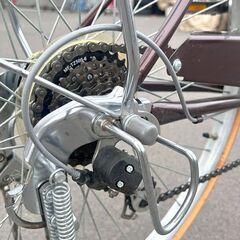 26インチ自転車 軽快車 6段変速 オートライト 札幌 東区 店頭引き取り歓迎の画像
