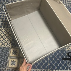 ニトリ　折りたためる収納ボックスの画像