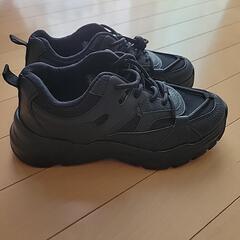 黒い靴★未使用★M レディースの画像