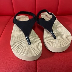 新品未使用◾️女性用ブラックサンダルの画像