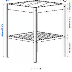 IKEA サイドテーブルの画像