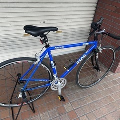 GIOS （AIRONE）クロモリフレーム　カーボンフォーク　2×9speed　ブルーの画像