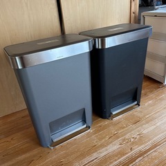 シンプルヒューマン ゴミ箱 2点セットの画像