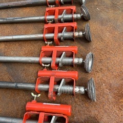 パイプ脚立用安全ストッパー　 7個　 大工道具　中古品　の画像