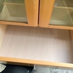 【カキウチ家具】ブランド家具　食器棚　キッチン収納　棚　収納棚　【横60奥42.5高120.5】の画像
