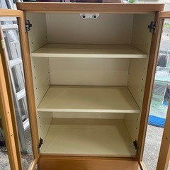 【カキウチ家具】ブランド家具　食器棚　キッチン収納　棚　収納棚　【横60奥42.5高120.5】の画像