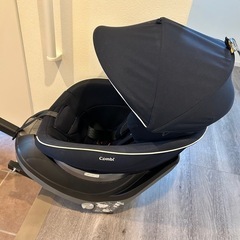 Combi(コンビ) ISOFIX固定 チャイルドシート 新生児から4歳頃まで クルムーヴ スマート ISOFIX エッグショック JJ-600 ネイビー の画像