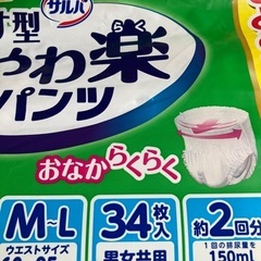 薄型やわ楽パンツ　M〜Lサイズ　開封品18枚くらいの画像