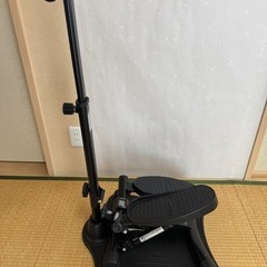 【受取予定者あり】NICEDAY ナイスデイ　健康ステッパー　ハンドル付き　折りたたみの画像