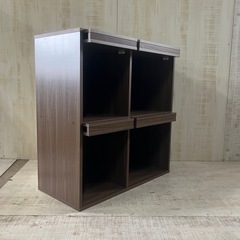 J411⭐️フラップ付き収納棚 の画像