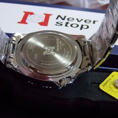 NS Never stop 紳士用腕時計！未使用品・美品！！の画像