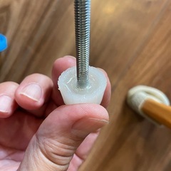 【美品】木製ベビーベッド　マットレス付き　の画像