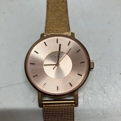 O2508-672 KLASSE14 腕時計 ローズゴールド 28mm ステンレスメッシュベルト 電池切れ状態 中古 現状お渡しの画像