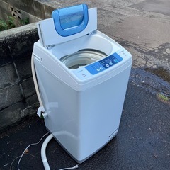 ※札幌市内の方送料無料お届け※HITACHI 全自動電気洗濯機 NW-5TR 2015年製の画像