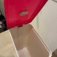 45L ペダル　ゴミ箱　ピンク　大きいの画像