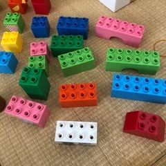 アンパンマン  はじめてのブロックワゴン　中古の画像