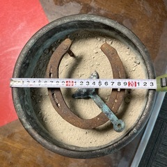 日本古来　火鉢砂川町國税調査記念品の画像