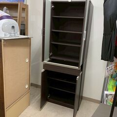 【無料】D1244 ニトリ 食器棚 幅600×奥行430×高さ1780㎜の画像