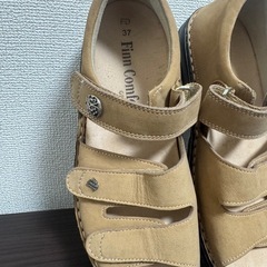 Finn Comfort ベージュ コンフォートサンダル 27の画像