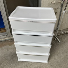 4段収納ケース　衣装ケース　の画像
