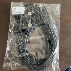 USB/DC電源ケーブル1メートル(黒) 9本の画像