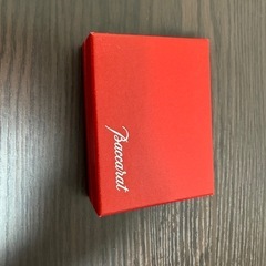 Baccarat クリスタル 花モチーフ イヤリングの画像