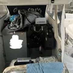 YAMAHAヤマハUF23 船外機ヤマハ4スト現行130馬力 オーニング トイレの画像