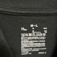★25日削除予定★　無印良品　黒Tの画像