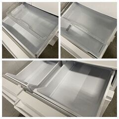 三菱 6ドア 観音開き 507L ノンフロン冷凍冷蔵庫 MR‑R51E‑W　2020年製 中古家電 店頭引取歓迎 R9868の画像