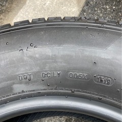 ミシュラン LATITUDE TOUR 265/65R17　150プラド純正タイヤ　4本セットの画像