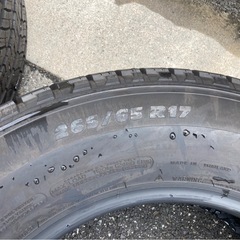 ミシュラン LATITUDE TOUR 265/65R17　150プラド純正タイヤ　4本セットの画像
