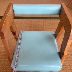 椅子　青色　子供用　ジュニアチェア　チャイルドチェア　　の画像