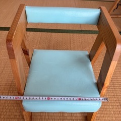椅子　青色　子供用　ジュニアチェア　チャイルドチェア　　の画像