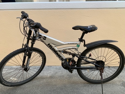 【お値下げあり】ハマー　HUMMER マウンテンバイク　26型　シルバー