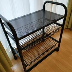 黒　スチールラックの画像
