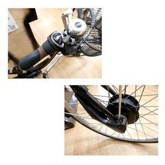 CYCOO 電動アシスト自転車 26インチ TDF-14Z ブラウン系 3段変速 バッテリー×1 充電器 西岡店の画像