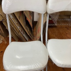 2脚セット売り　ニトリ　折りたたみチェア　折りたたみイス　椅子の画像