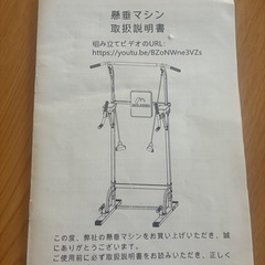 懸垂マシンの画像