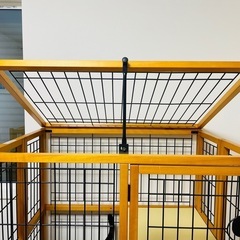3段木製キャットケージの画像