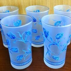 レトロ🎐グラス×5点の画像