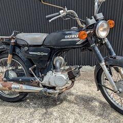 スズキK50 長期保管車両★レストアベース★実働★2サイクルミッションの画像