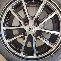 ⭐マイスター 16×6.5j　+50　 4穴　PCD100 ブリヂストン EP150 185/55R16 2020年 4本 ブラポリ の画像