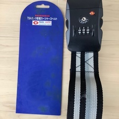 【中古・美品】TSAロック搭載 中型スーツケース&スーツケースベルトの画像