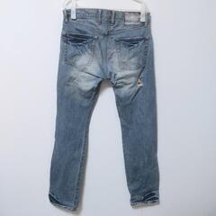 【美品 70%OFF】TAKEO KIKUCHI メンズ デニム パンツ ライトブルーの画像