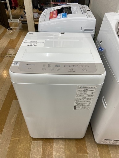 【トレファク ラパーク岸和田店】全自動洗濯機 Panasonic 6.0kg 2021年製 クリーニング済