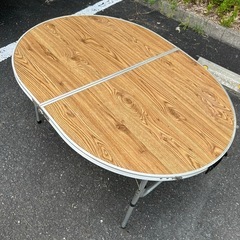 ロゴス　オーバルテーブルの画像