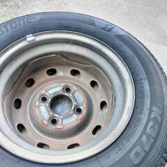 軽バン軽トラ向きブリヂストン夏タイヤ(145/80R12 80/78N LT)4組の画像