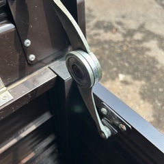 アルミ製収納ベンチの画像